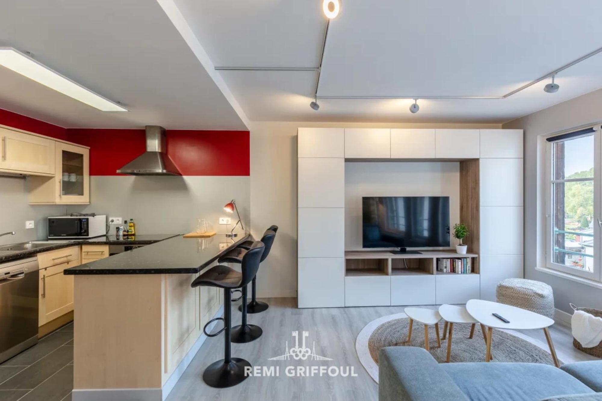 Les Armateurs Charming Gem In The City Center Private Parking 2 Guest 翁弗勒尔 外观 照片